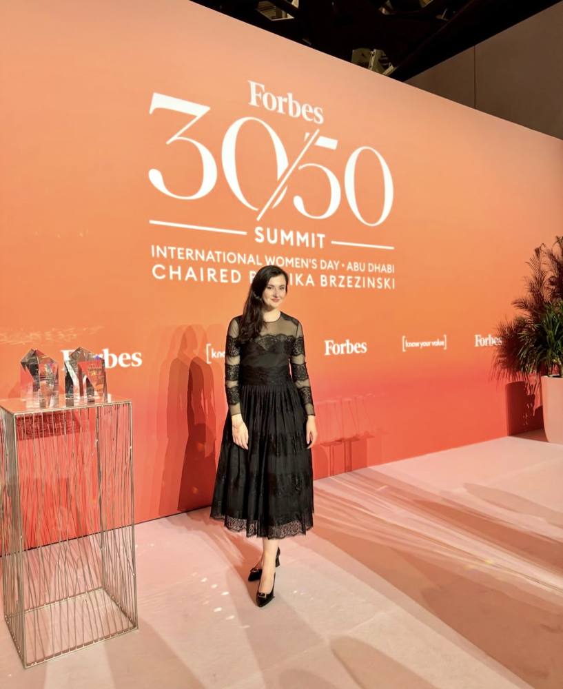 At the Forbes 30/50 Summit, Abu Dhabi