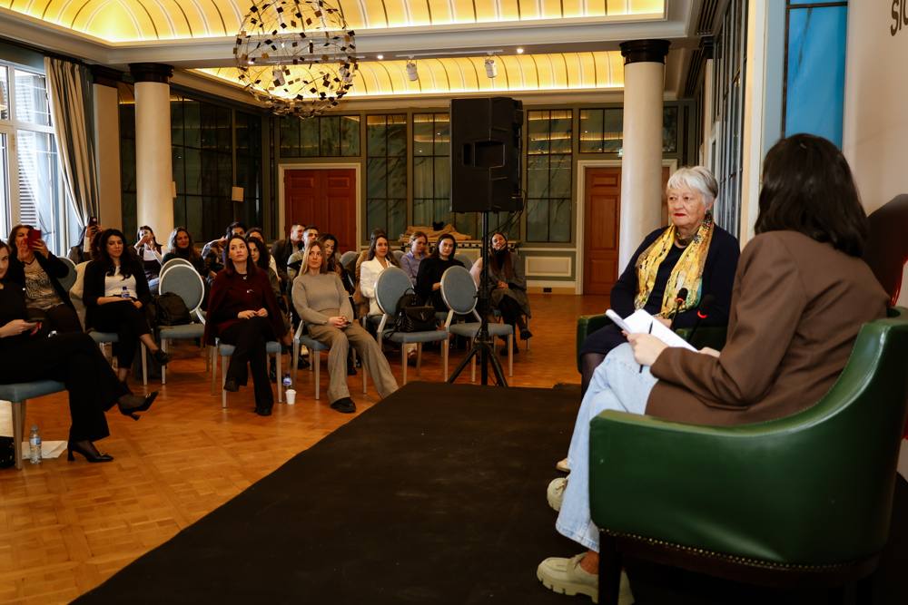 In conversation during the programme